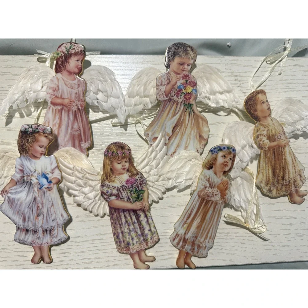 Bradford Editions Dona Gelsinger Heaven's Little Angels Ornament Set of 6